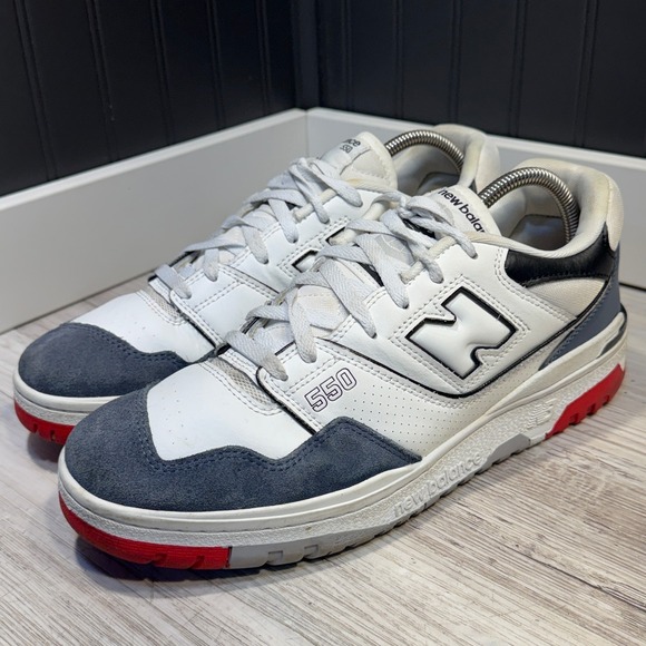 New Balance 550 USA White Blue Red BB550NCN Men\'s Size 11.5 Usa Retro Basketball main image 5